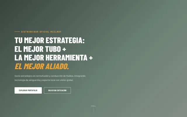 Captura del sitio web de Plastfusion